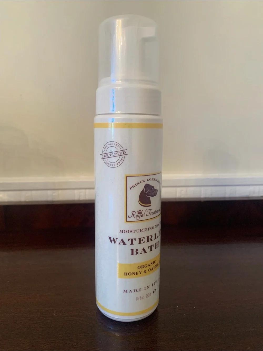 waterless Bath Foam - White
